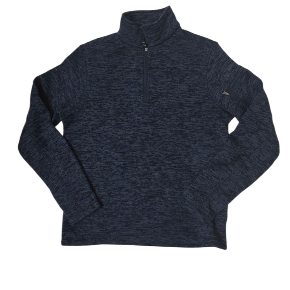 Lands End Men's Oeko-Tex  Quarter-Zip Pullover Size M